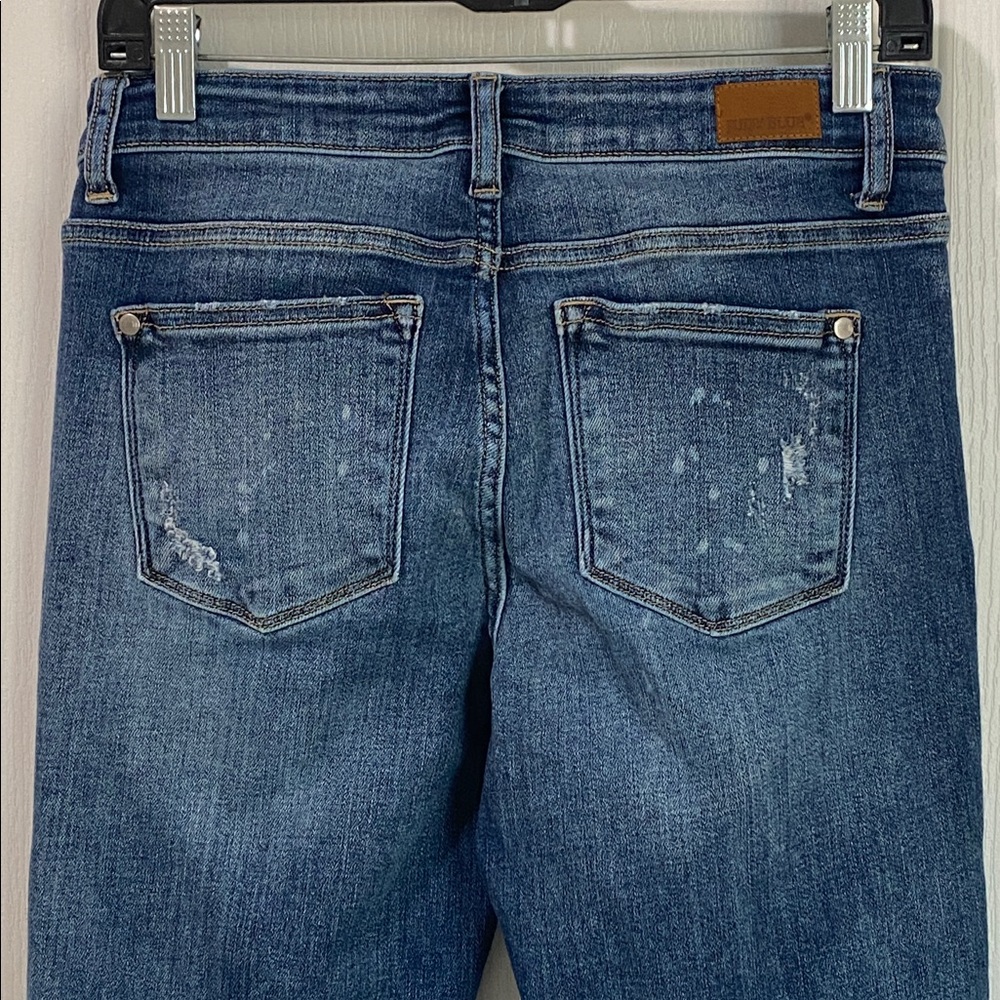 Judy Blue Beach Splash Distressed Boyfriend‎ Jeans - Picture 13 of 16